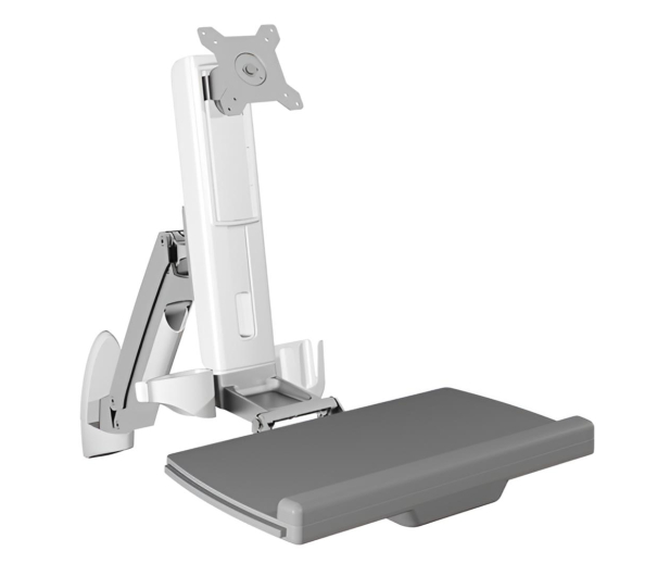 ICY BOX Uchwyt ścienny na monitor (do 24") i klawiaturę IB-MS600-W - 1214514 - zdjęcie 2